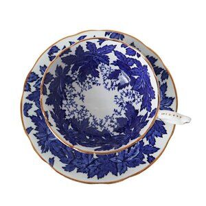 Vintage Coalport Blue Ivy Tea Cup, Bone China, Made in England